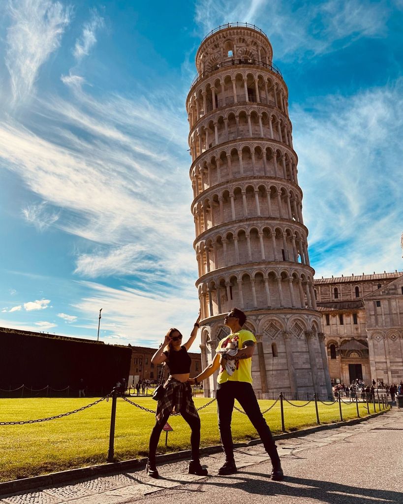 Joe Manganiello y Caitlin O'Connor viajaron hace tiempo a Italia.