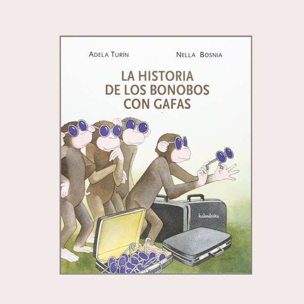 la historia de los bonobos con gafas libro