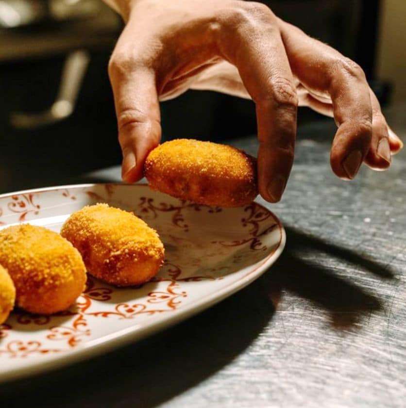 Croquetas del Jardín Palacio de los Duques Gran Meliá