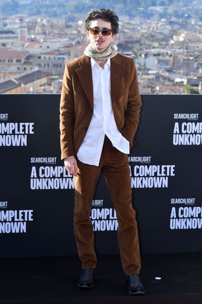 Timothée Chalamet en la premier de su nuevo filme en Roma