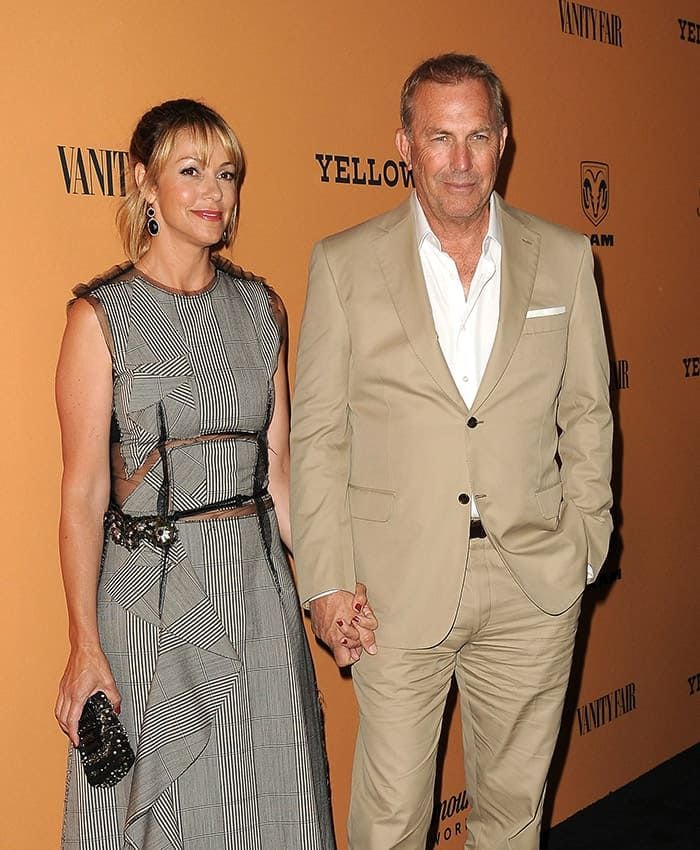 Kevin Costner y Christine Baumgartner