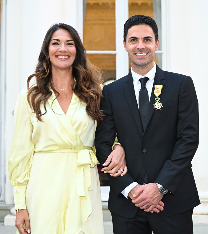 Lorena Bernal y Mikel Arteta