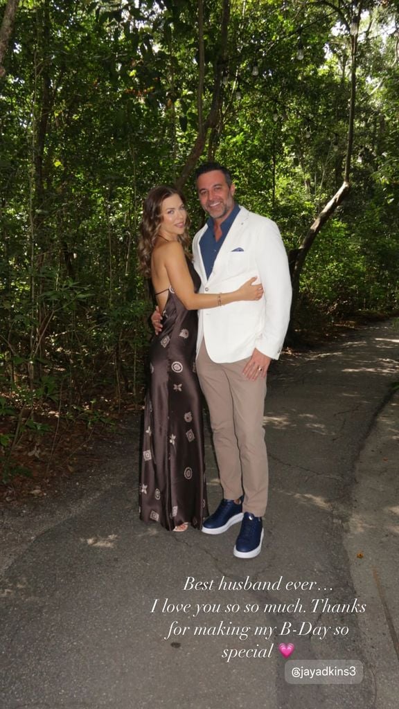 Ximena Duque y su esposo Jay Adkins