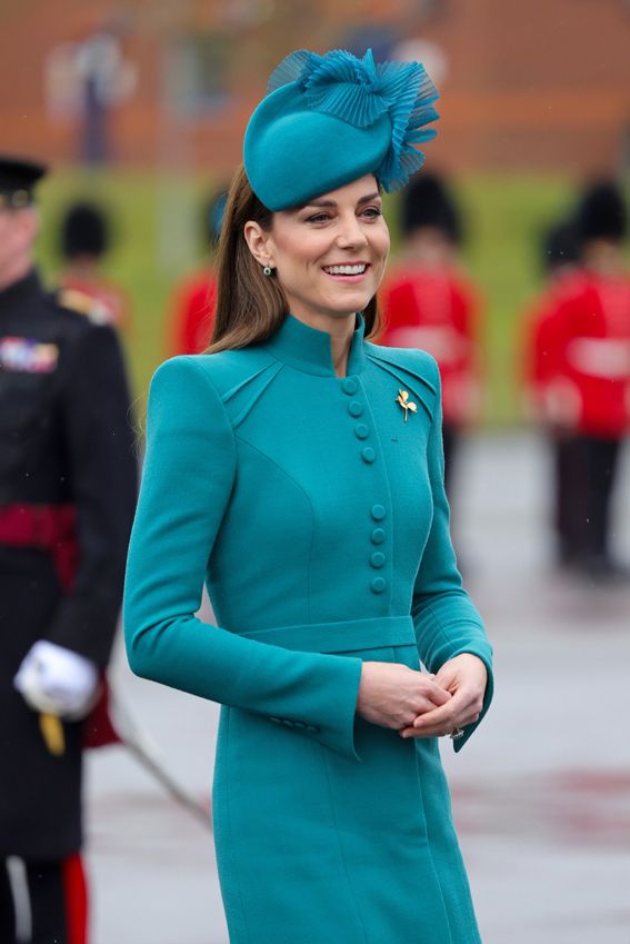 Kate Middleton asiste a su primer San Patricio como princesa de Gales