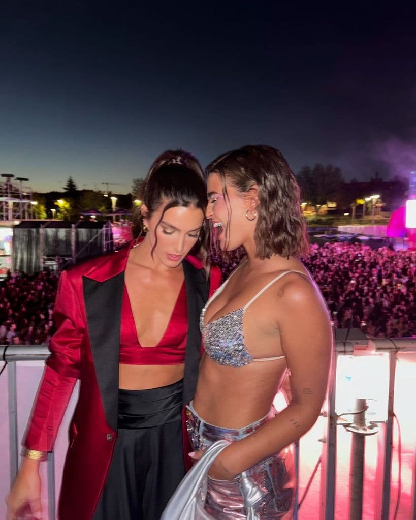 Gemma Pinto y Laura Escanes en el festival