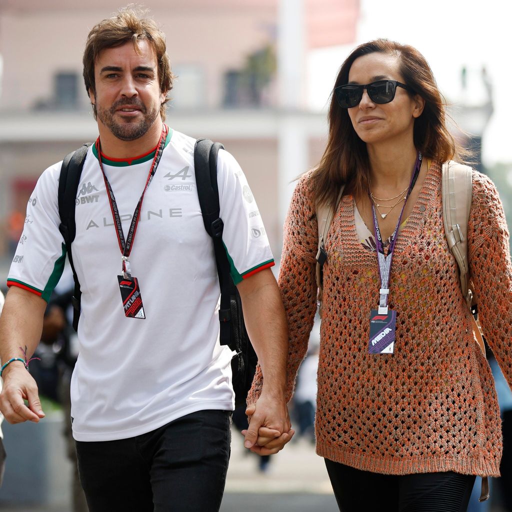 Fernando Alonso y Andrea Schlager