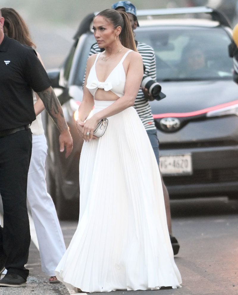 jennifer lopez vestido blanco