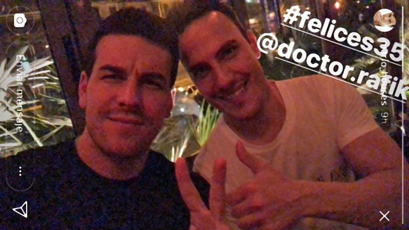 Mario Casas y Rafik Dehni 