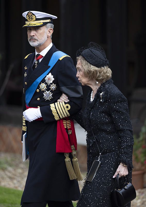 Rey Felipe con doña Sofia