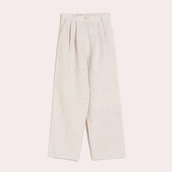 The Drop Amalia Relaxed Pleated Trousers