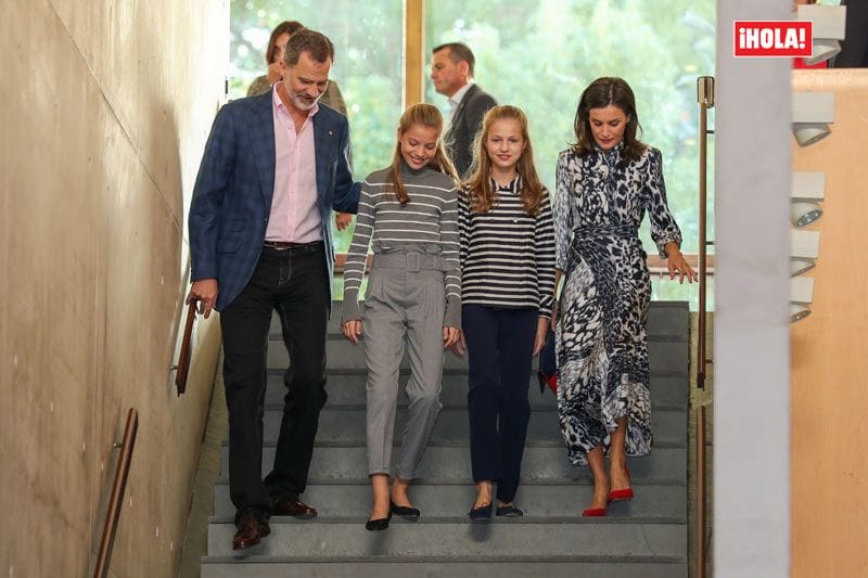 Los Reyes, la princesa Leonor y la infanta Sofía en los Premios Princesa de Girona