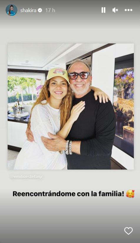 Shakira con Emilio Estefan