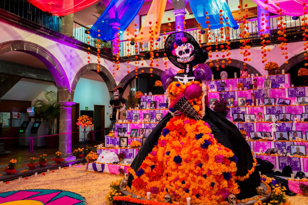 Altar de día de muertos en Jalisco, México.