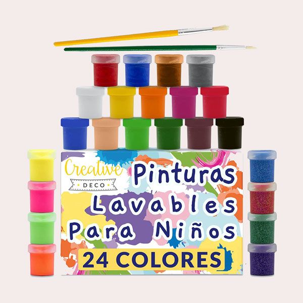 pinturas lavables ninos