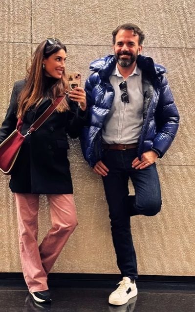 Isabel Rábago y su marido 