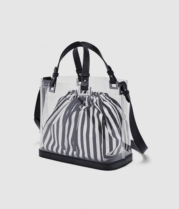 zara bolso vinilo