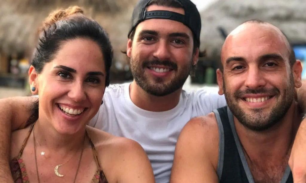 Pablo Lyle y sus hermano Jorge y Silvia