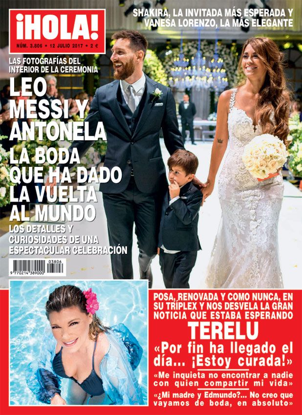 La boda de Messi en ¡HOLA!