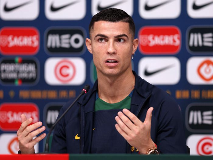 Cristiano Ronaldo, rueda de prensa en Qatar