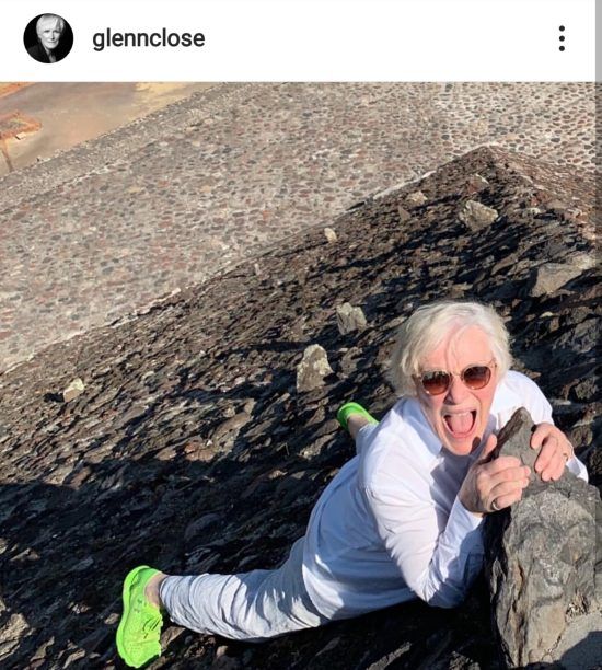 glenn close en teotihuacán