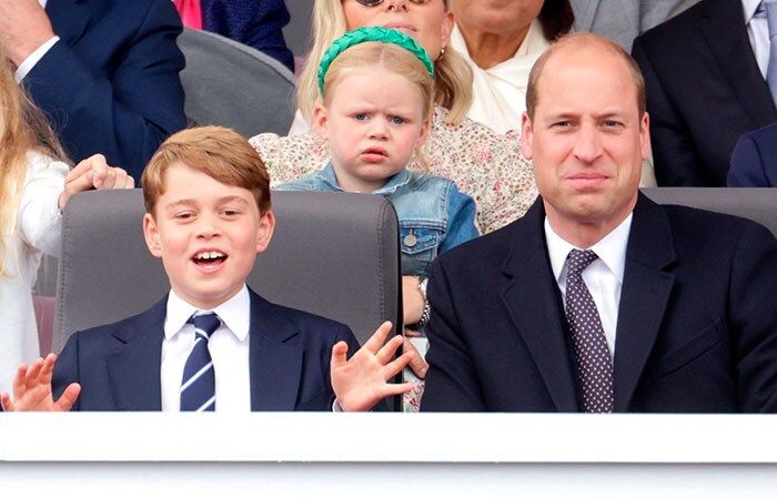 Príncipe William con George