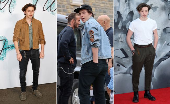 los looks de Brooklyn Beckham