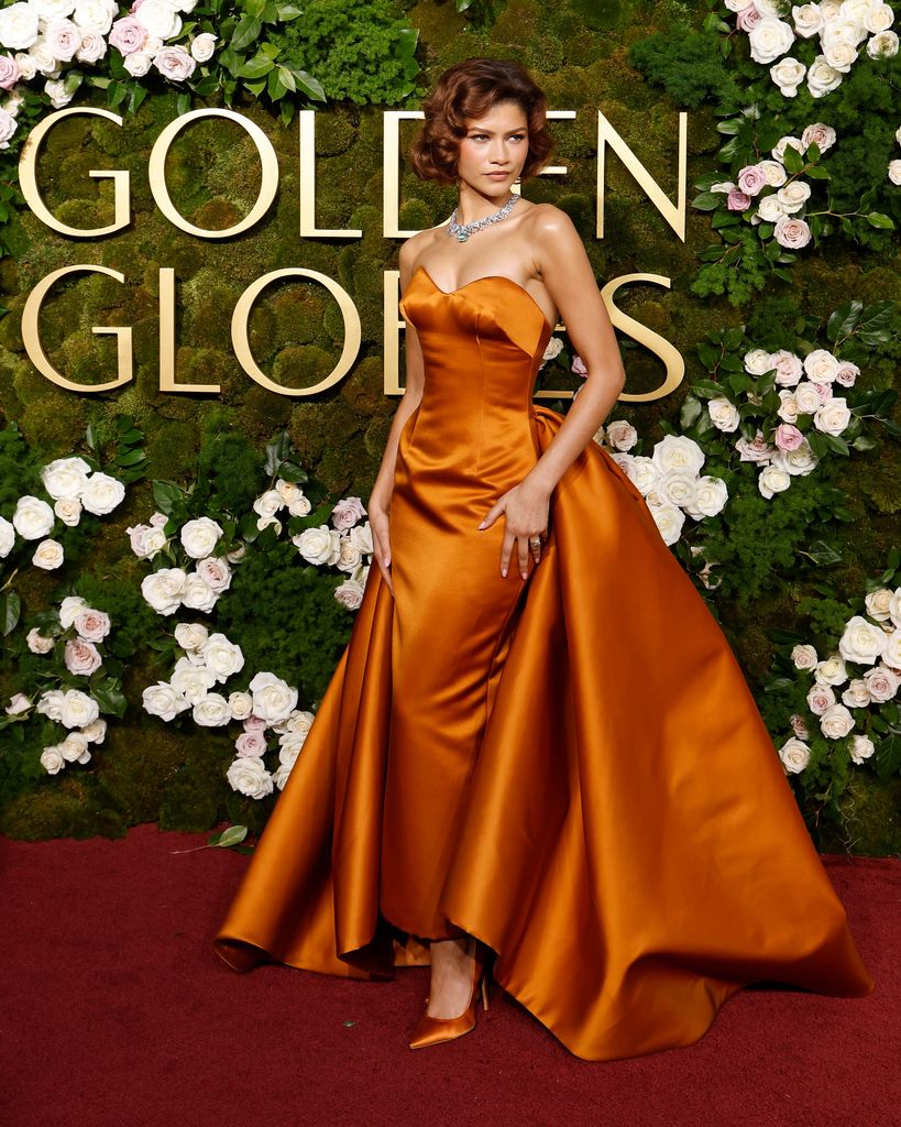 Zendaya en los Globos de Oro 2025