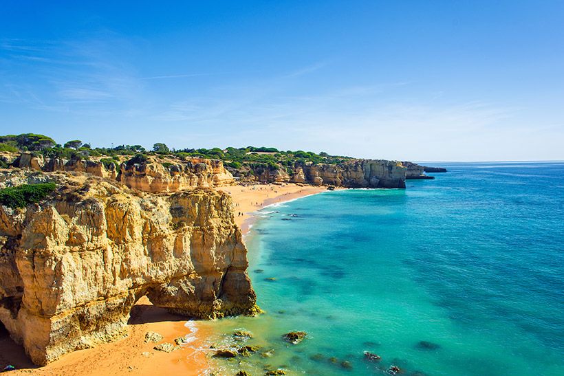 playa Dona Ana Lagos Portugal