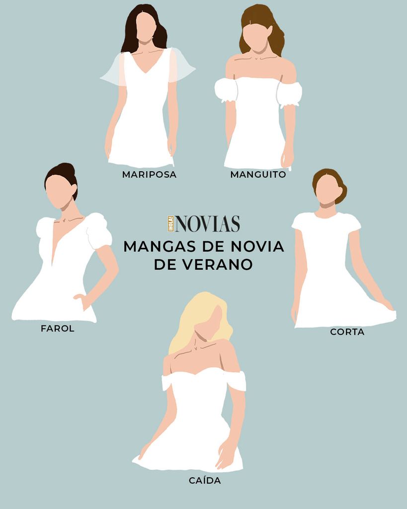 mangas de novia de verano