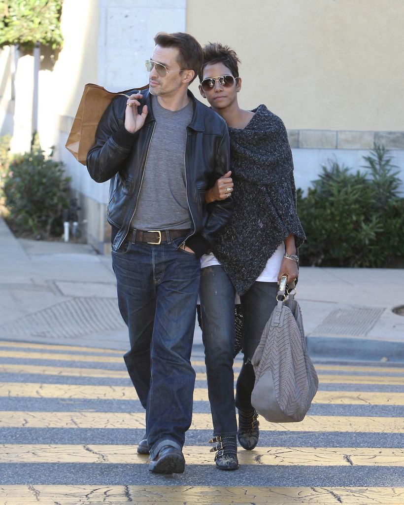 Halle Berry y Olivier Martinez en Los Ángeles, en 2013
