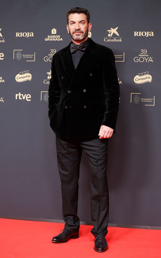 Arturo Valls en la alfombra roja de los premios Goya 2025