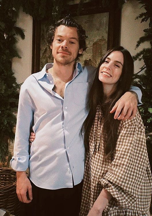 Harry Styles y su hermana Gemma 