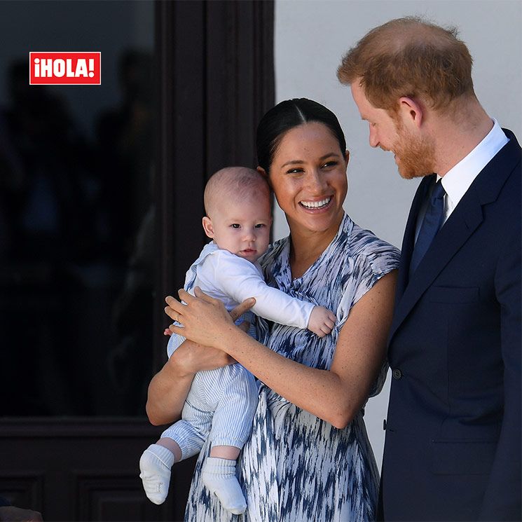 Meghan Markle, príncipe Harry y su hijo Archie