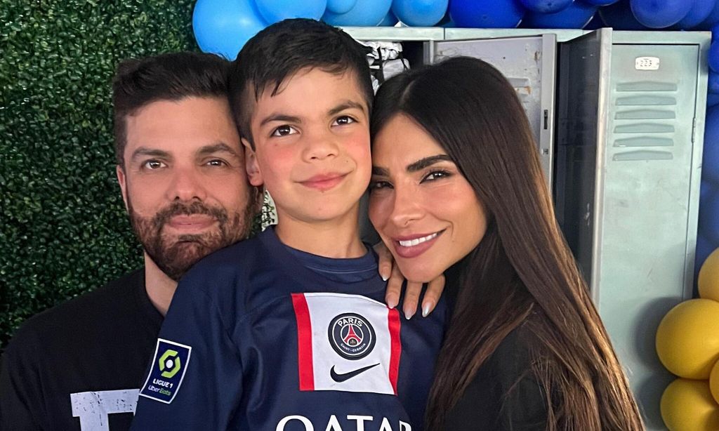 Alejandra Espinoza, Aníbal Marrero y su hijo Matteo