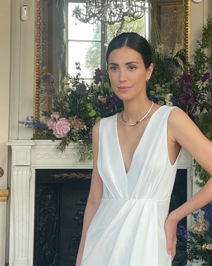 Sassa de Osma se viste de novia con Dior para la gala de Chaumet