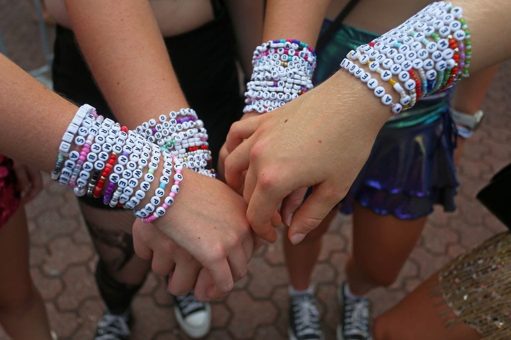 Pulseras de la amistad de Taylor Swift