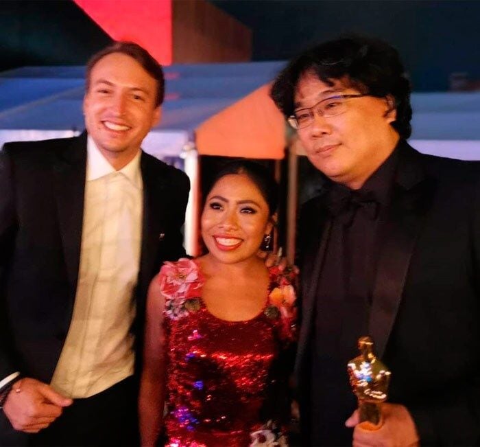 Yalitza Aparicio y Bong Joon Ho