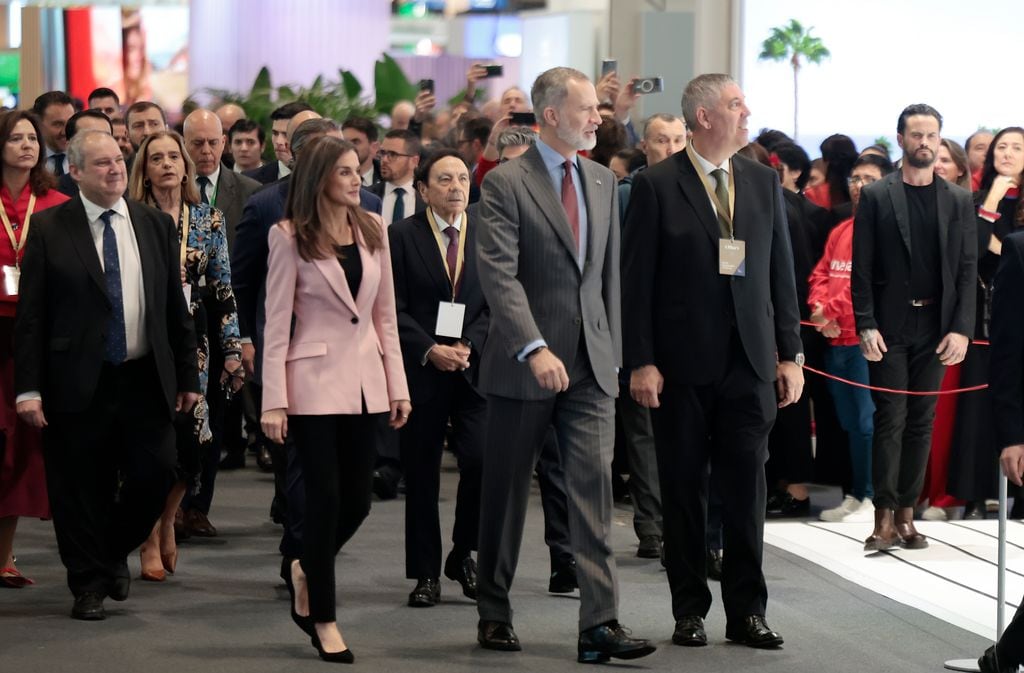 PRIMER ACTO DE LOS REYES JUNTOS TRAS LA DESPEDIDA A LEONOR. LOS REYES PRESIDEN LA INAUGURACION DE FITUR