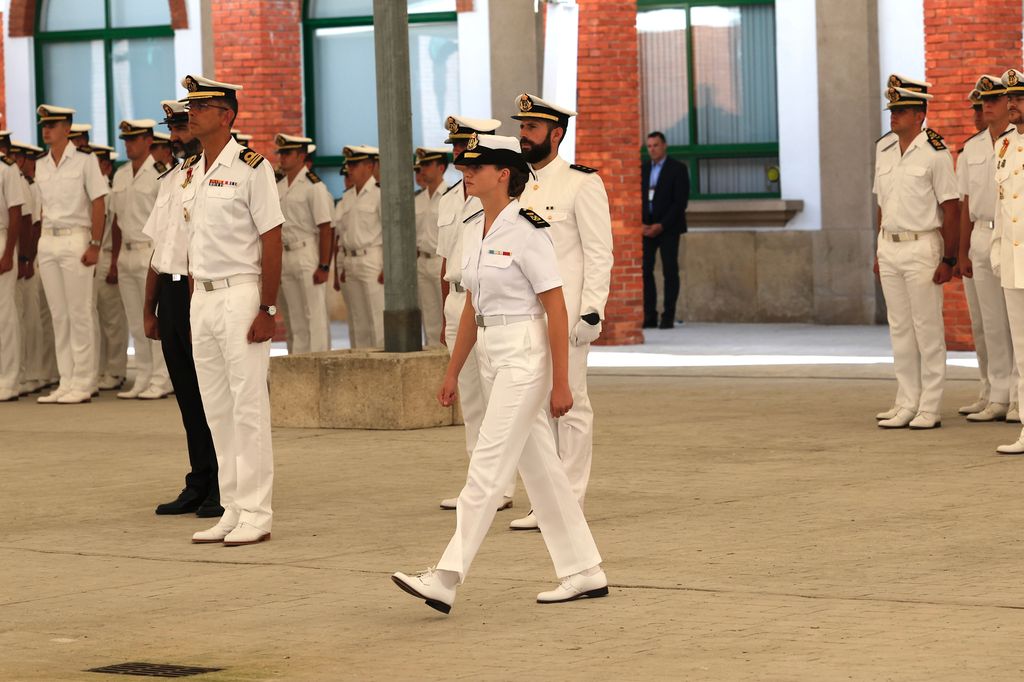 Leonor en la Escuela Naval de Marín