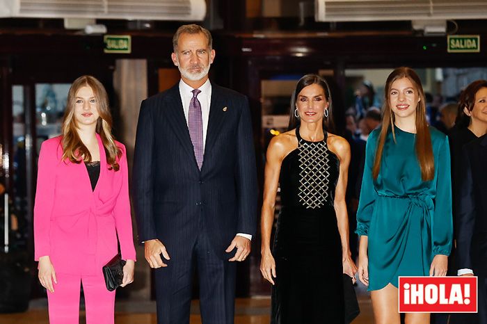 La Familia Real en el  XXX Concierto Premios Princesa de Asturias