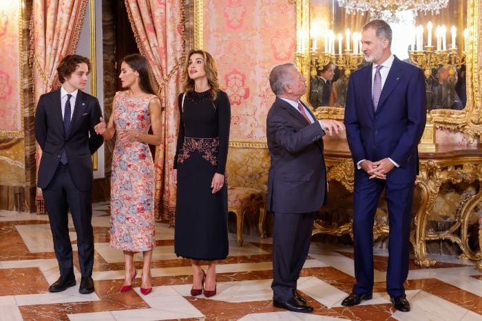 Almuerzo en el Palacio Real en honor a Abdalá y Rania de Jordania