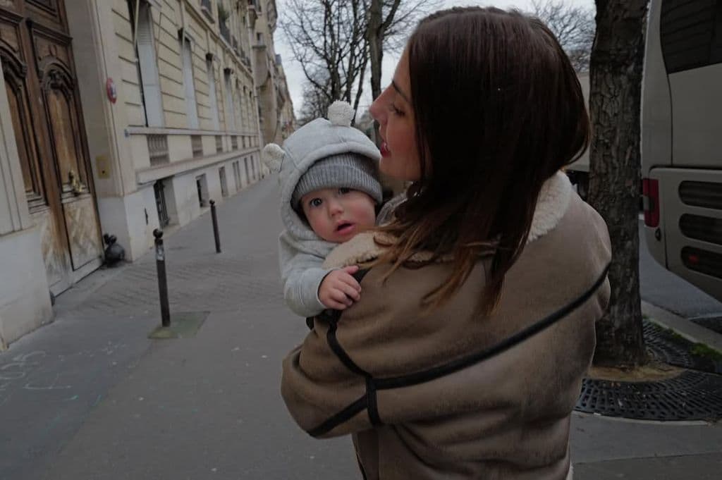 Matías Novoa y Michelle Renaud en París