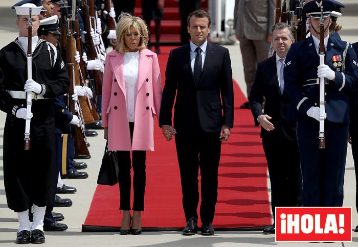 Todas las imágenes de la visita de Emmanuel Macron a Estados Unidos