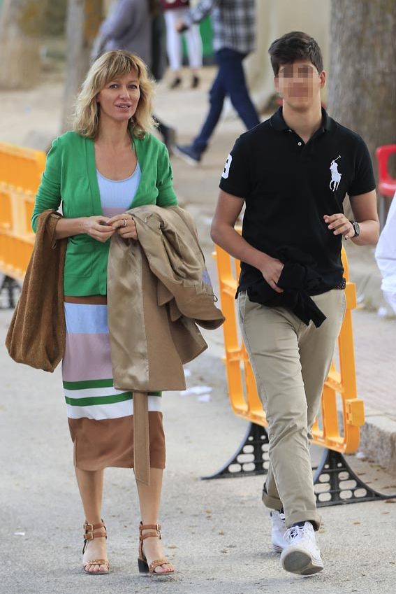 Susanna Griso y su hijo Jan Torras