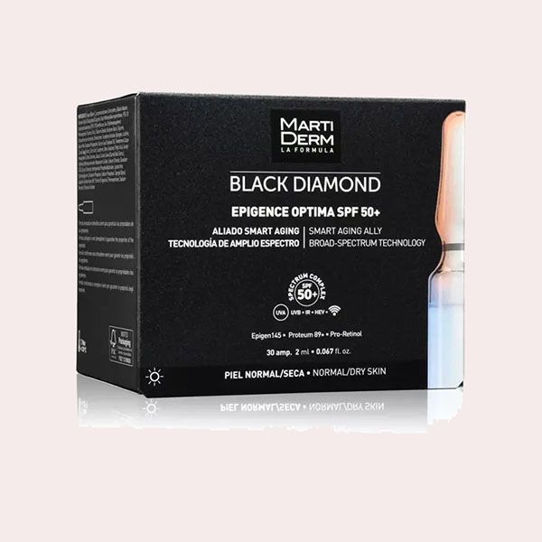 MartiDerm Black Diamond Epigence Optima SPF50+ 30 Ampollas