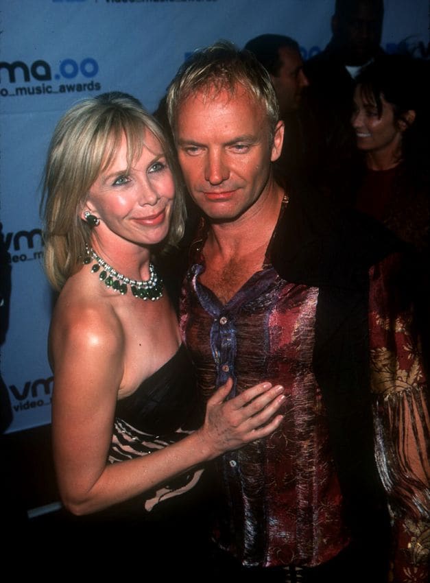 Sting y su mujer Trudie Styler