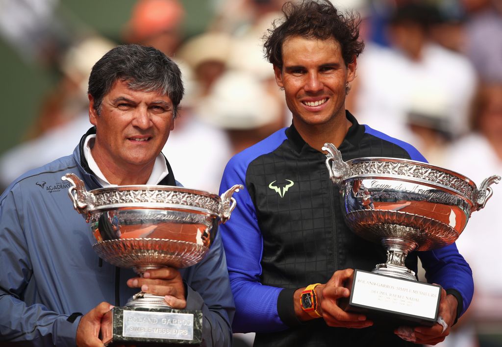 Nadal agradeció a su tío Toni, su gran mentor.