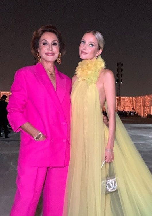 Naty Abascal y la influencer Leonie Hanne 