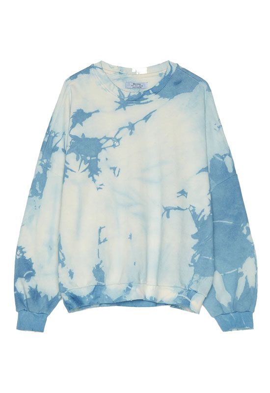 sudadera tie dye bershka