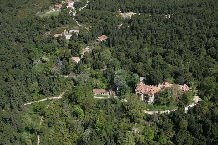 Vista panorámica del Palacio de Tatoi